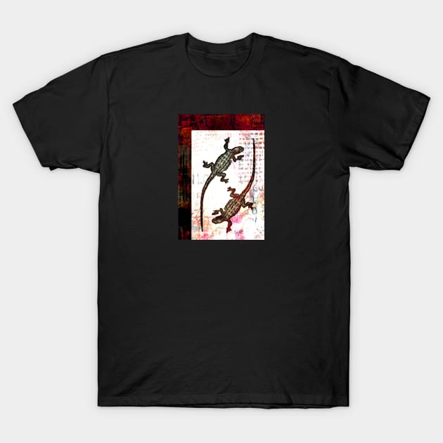 Lizard Duality T-Shirt by Borges